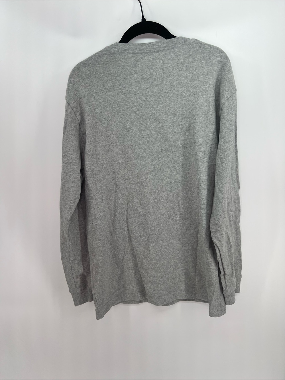 Kith Men's Gray Box Logo Long Sleeve Classic Tee Shirt Excellent L Large - Picture 6 of 9